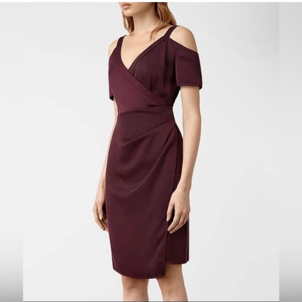 All Saints Cadia Wrap Dress